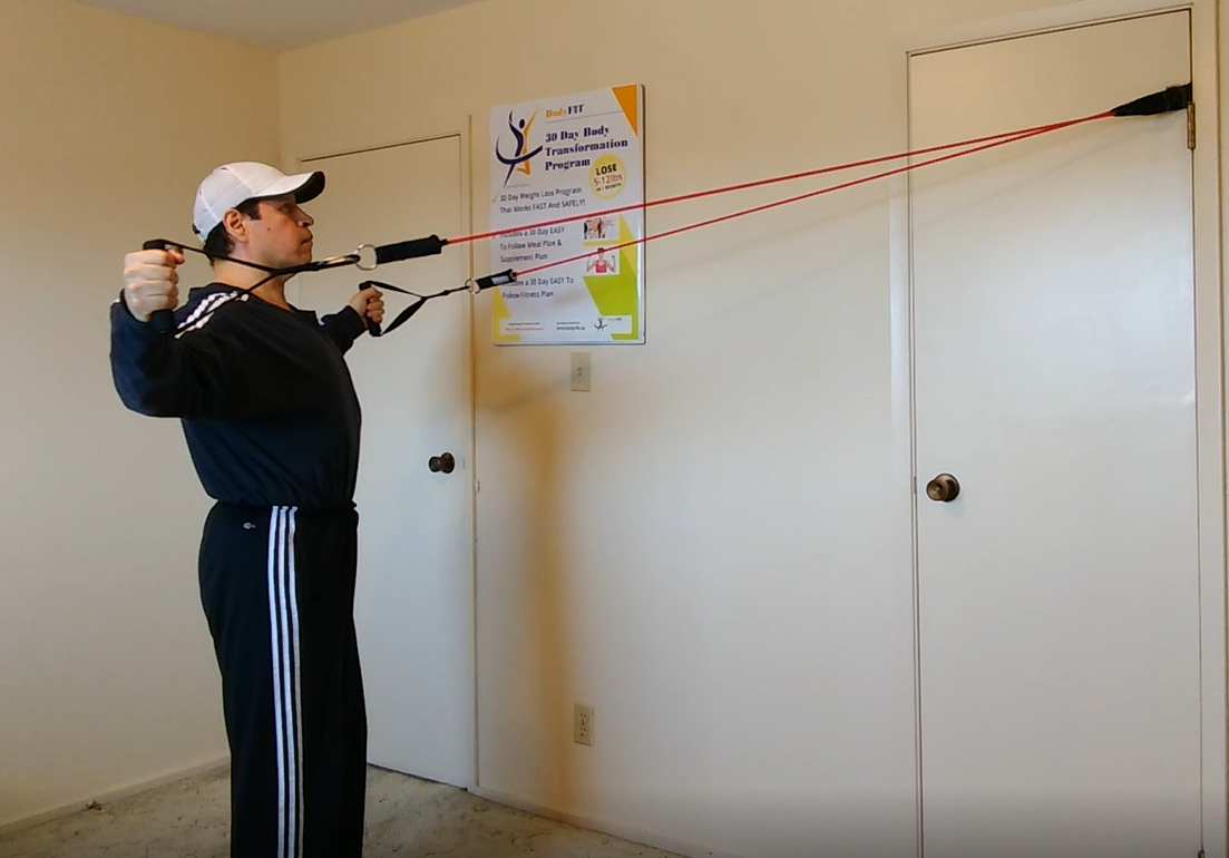 Resistance Band Reverse Fly Exercise